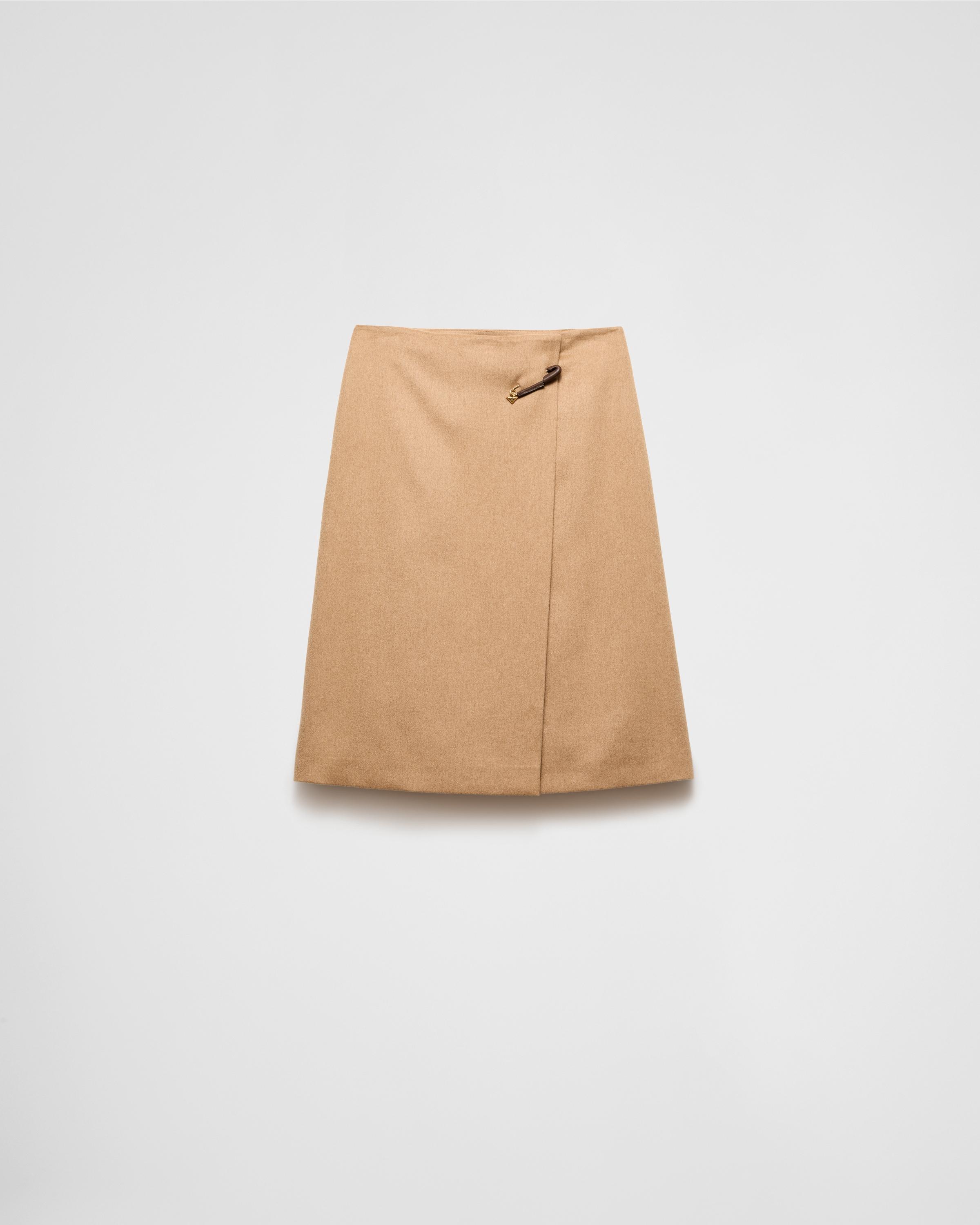 Camel-hair midi-skirt product image