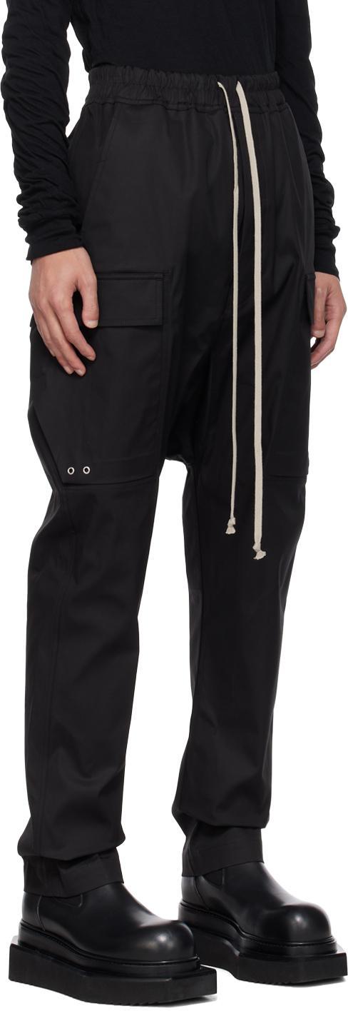 RICK OWENS Drawstring Asta Pants In Black Wool In 09 Black Product Image