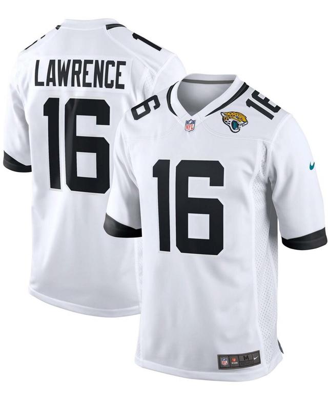 Nike Mens Trevor Lawrence Jacksonville Jaguars Alternate Game Jersey - White Product Image