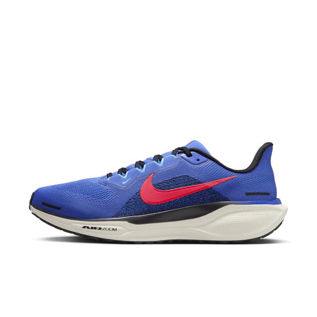 Nike Mens Nike Air Zoom Pegasus 41 - Mens Running Shoes Astronomy Blue/Hot Punch/Black Product Image