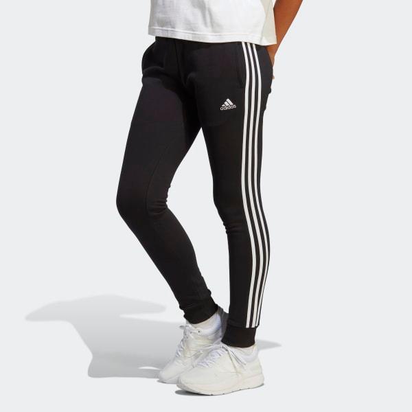 Essentials 3-Stripes French Terry Cuffed Pants Product Image