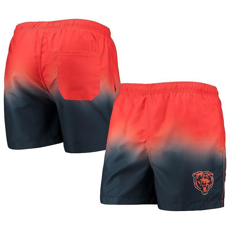 Mens FOCO /Navy Chicago Bears Dip-Dye Swim Shorts Product Image