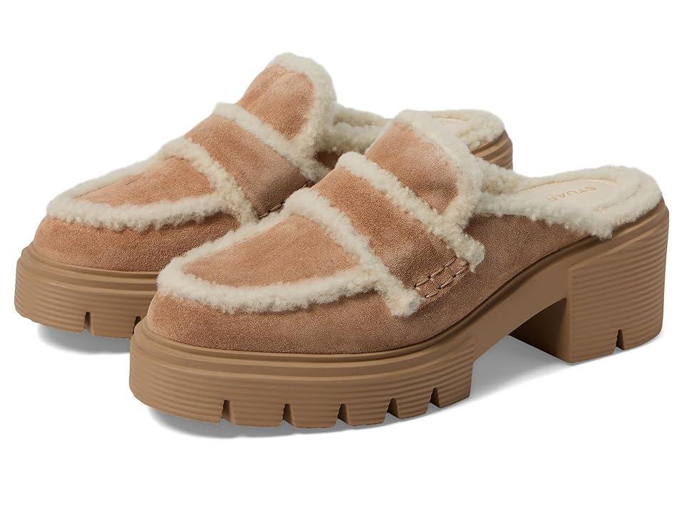 Womens Lennox Shearling Suede Mules Product Image