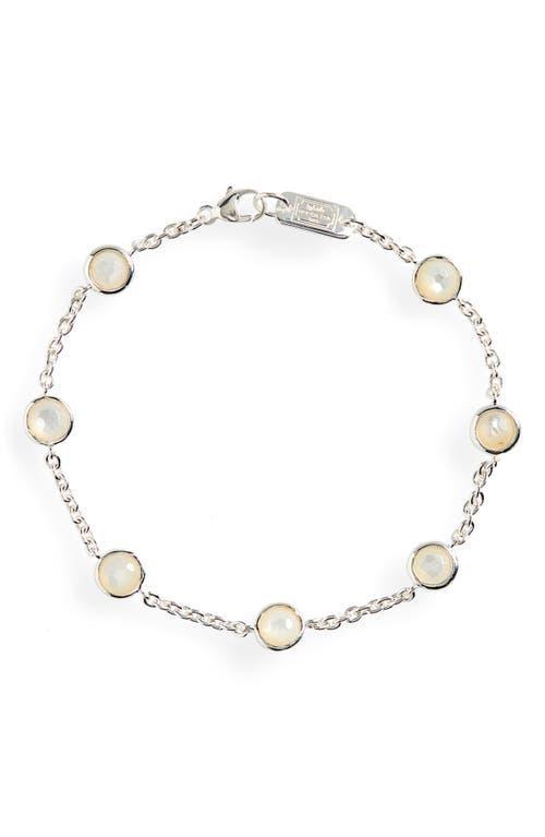 Ippolita Sterling Silver Lollipop 7-Stone Station Bracelet in Mother-of-Pearl Product Image