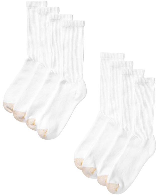 Gold Toe Mens 8-Pack Athletic Crew Socks Product Image