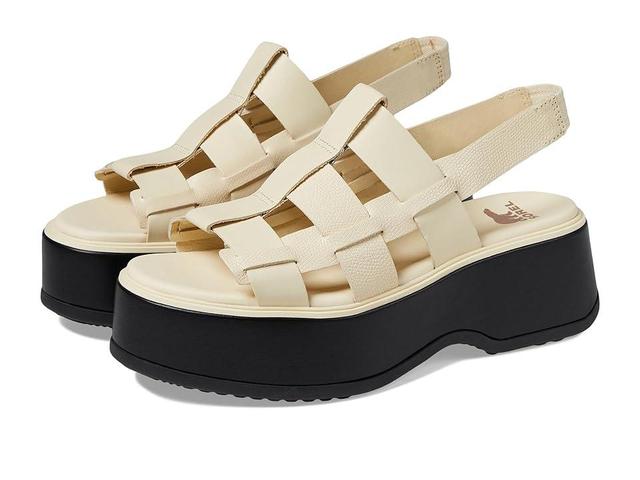 SOREL Dayspring Slingback Sandal (Honey White/Black) Women's Shoes Product Image