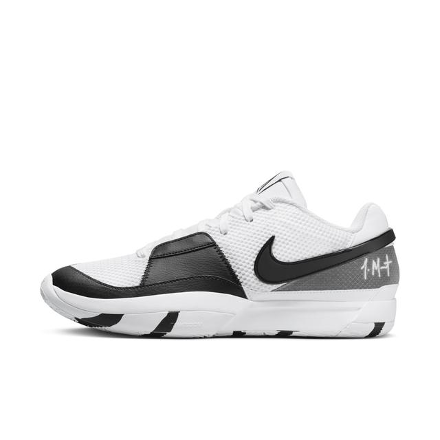 Nike Men's Ja 1 Black" Basketball Shoes in White Product Image