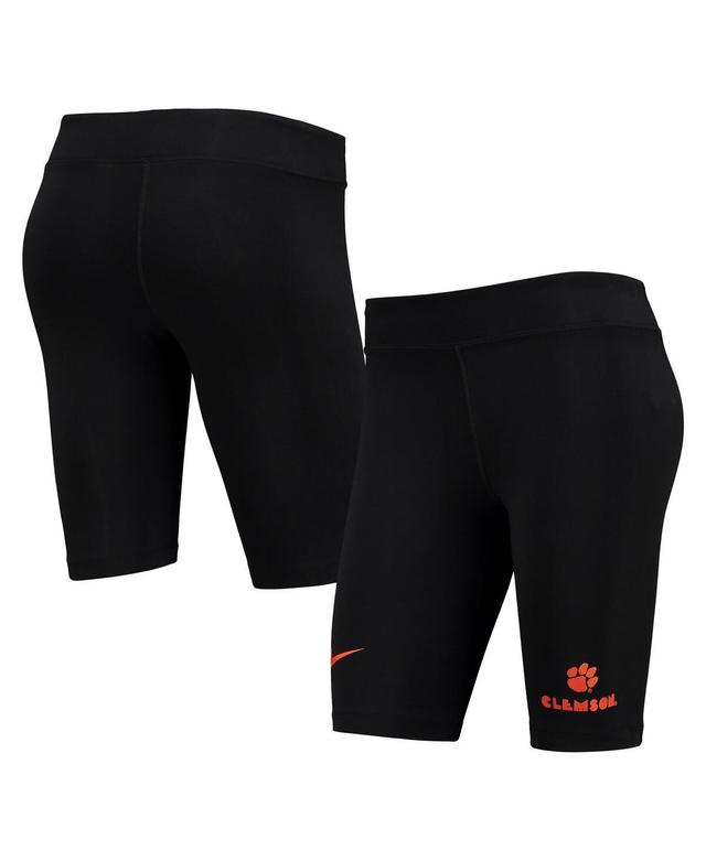 Womens Nike Clemson Tigers Essential Tri-Blend Bike Shorts Product Image