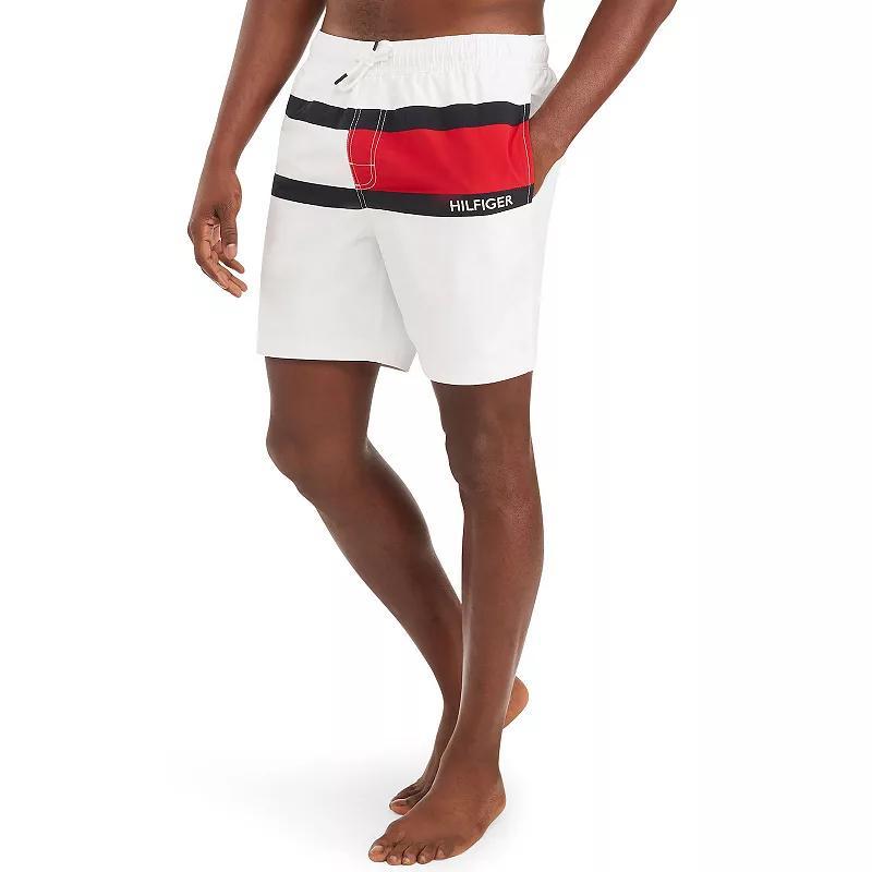 Mens Tommy Hilfiger Flag Swim Trunks Product Image