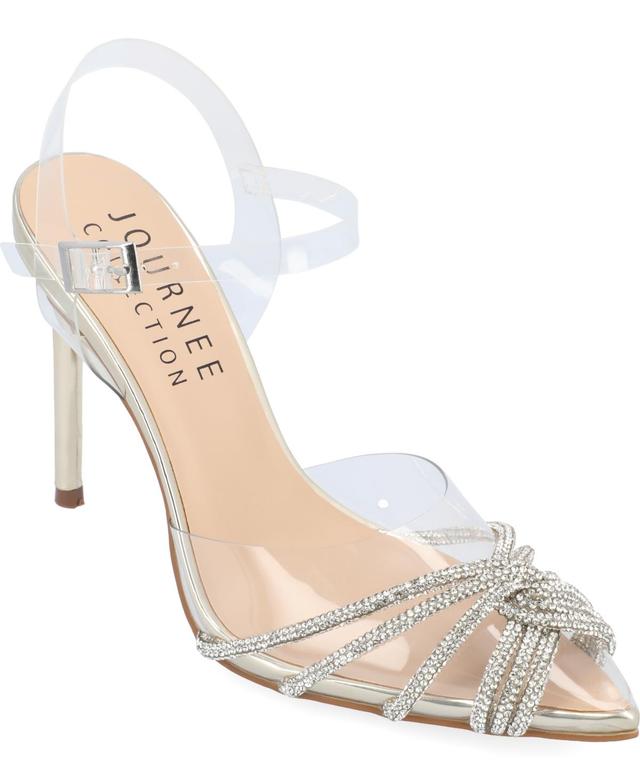 Journee Collection Womens Eleora Lucite Stilettos Product Image