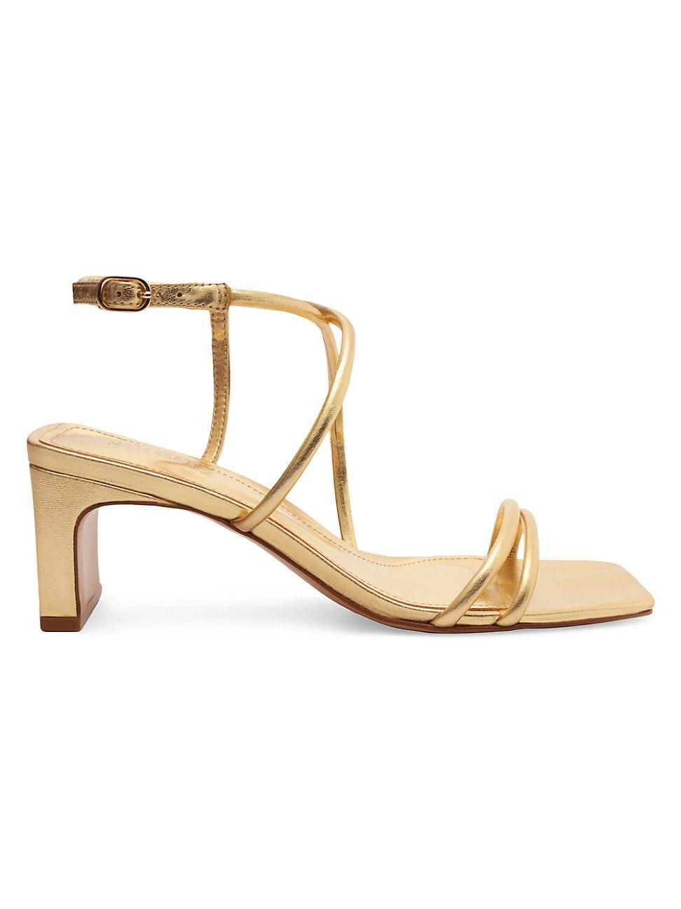 Aimee Block Leather Sandal Female Product Image