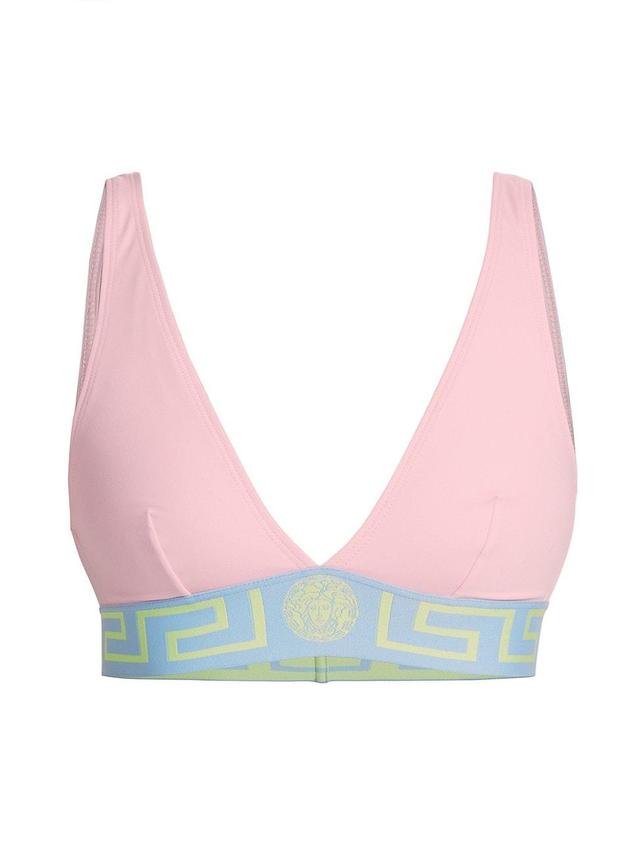 Womens Greca Border Bikini Top Product Image