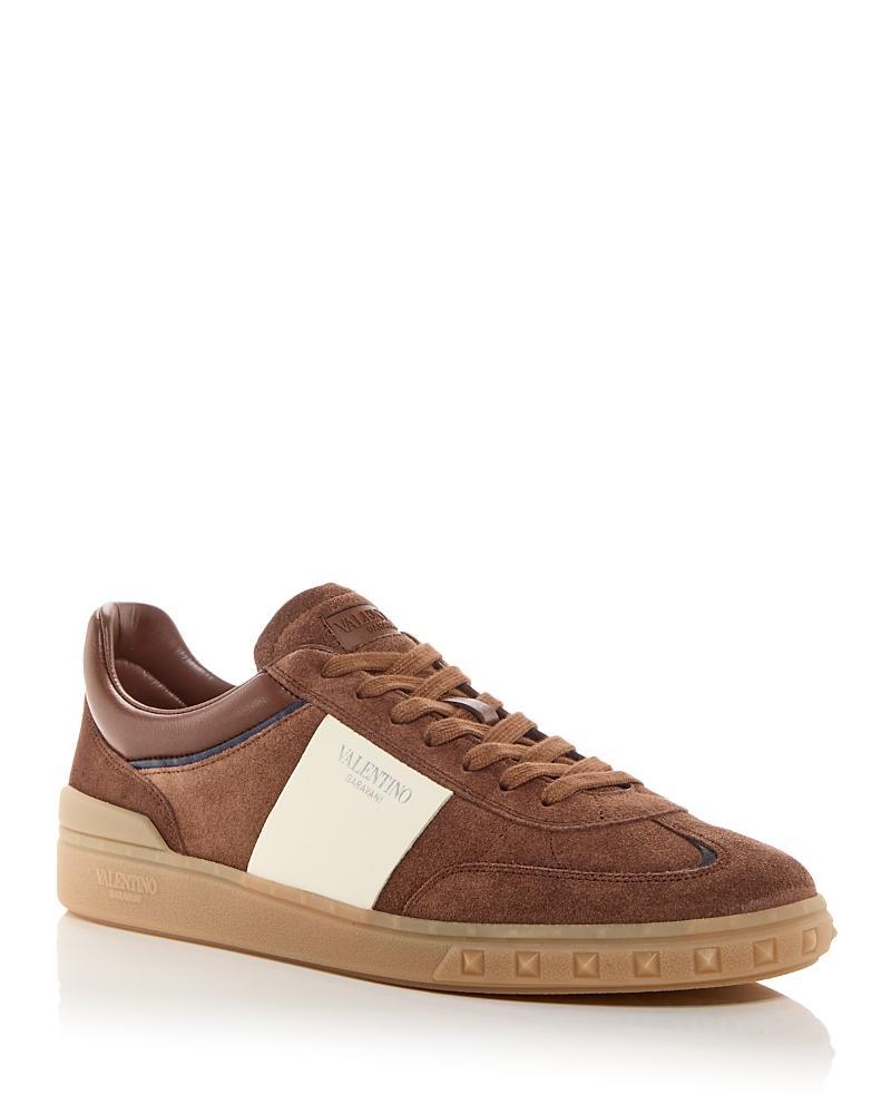 Mens Upvillage Low Top Sneakers in Split Leather Product Image