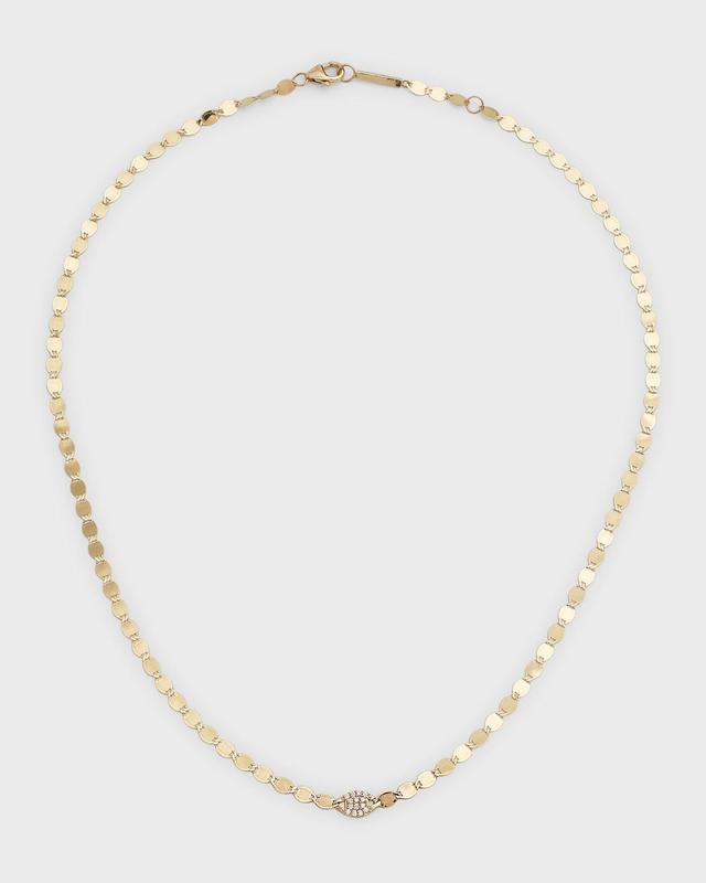 Lana Flawless Nude Diamond Link Chain Necklace Product Image