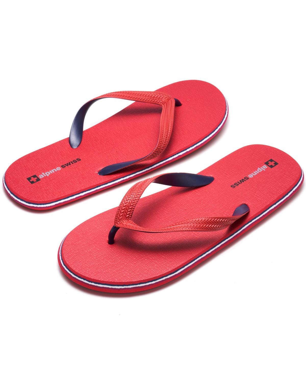 Alpine Swiss Mens Flip Flops Lightweight Eva Thong Summer Beach Sandals Product Image