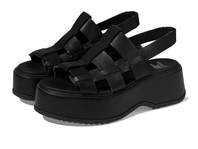 SOREL Dayspring Slingback Sandal Black) Women's Shoes Product Image