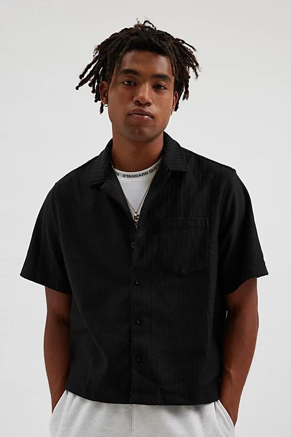 Standard Cloth Liam Cropped Knit Shirt Top Mens at Urban Outfitters Product Image