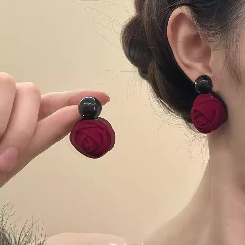 Flower Alloy Drop Earring Product Image