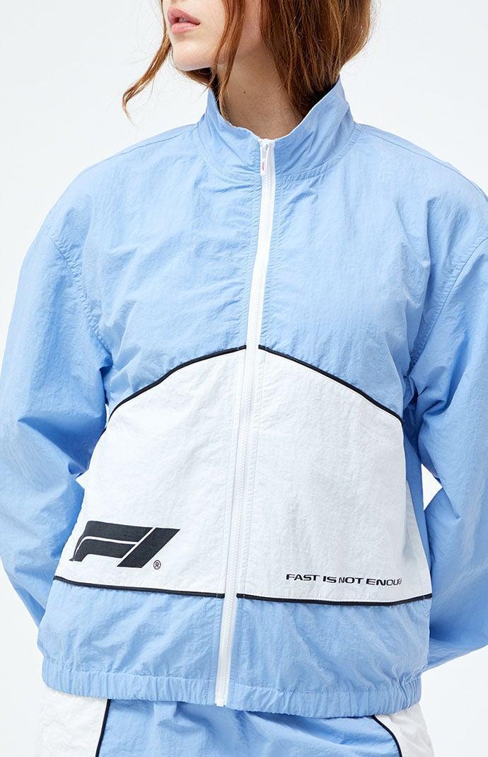 F1 Womens x PacSun Warm Up Jacket in Blue Product Image