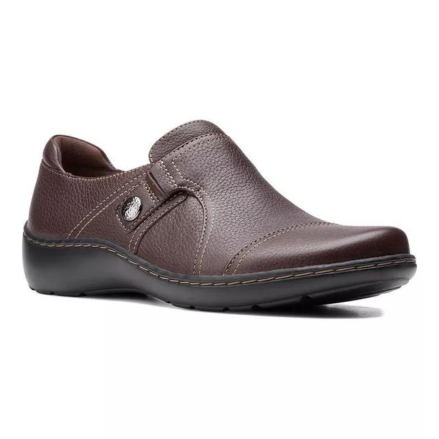 Clarks Cora Poppy Womens Leather Shoes Product Image