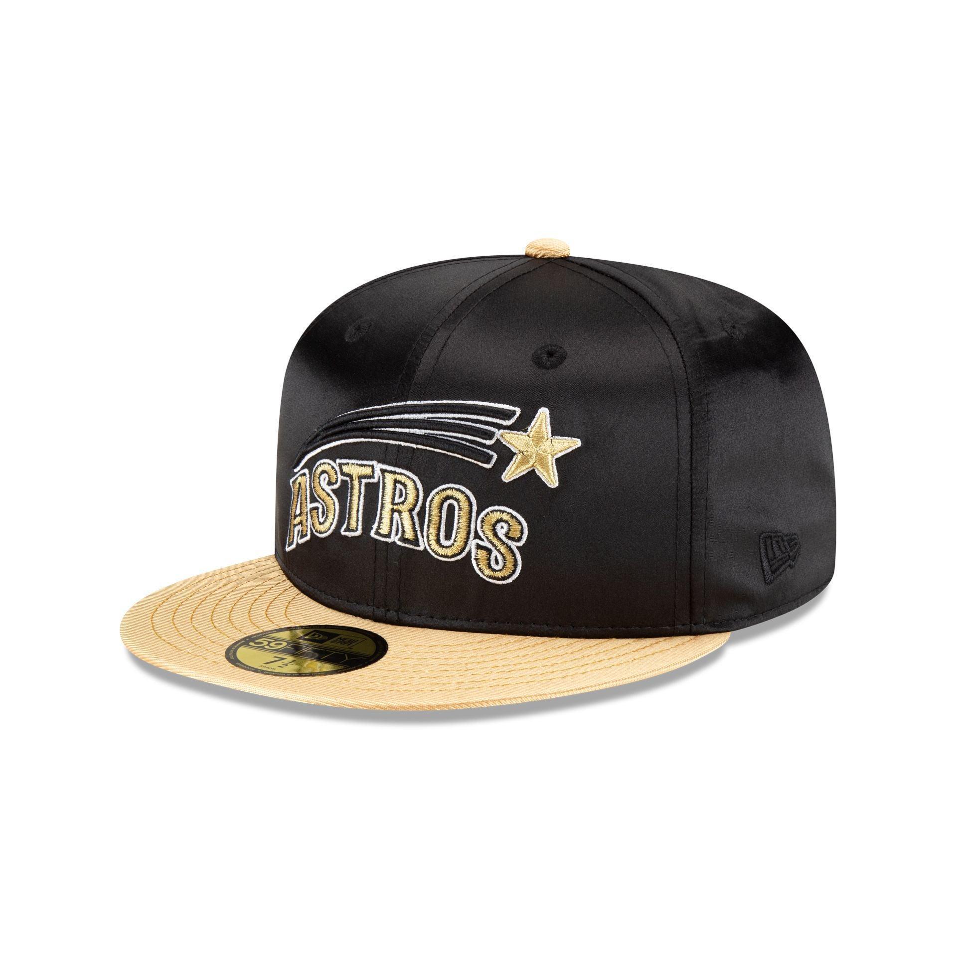 Houston Astros Metallic Gold 59FIFTY Fitted Hat Male Product Image