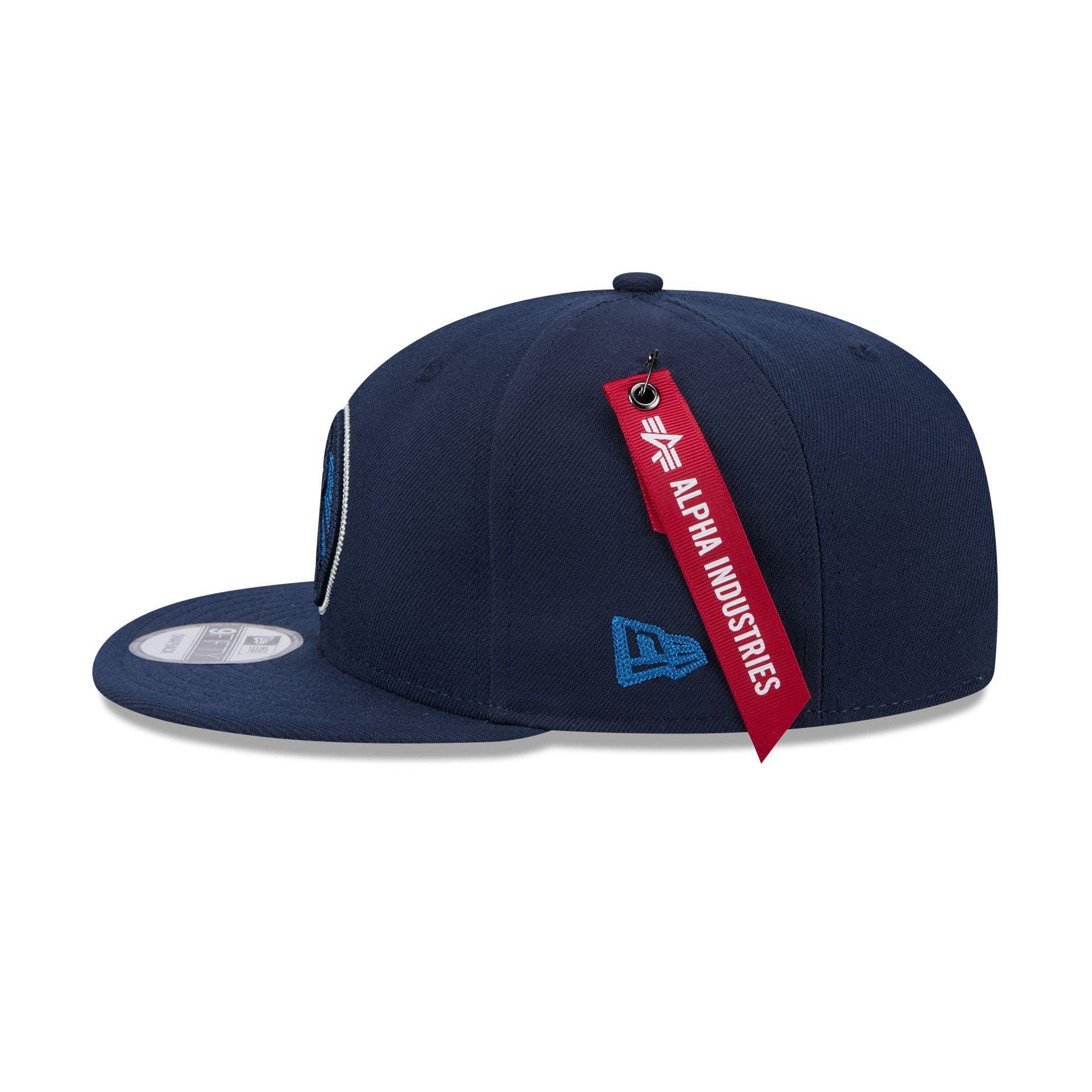 Alpha Industries x Minnesota Timberwolves Navy 9FIFTY Snapback Hat Male Product Image