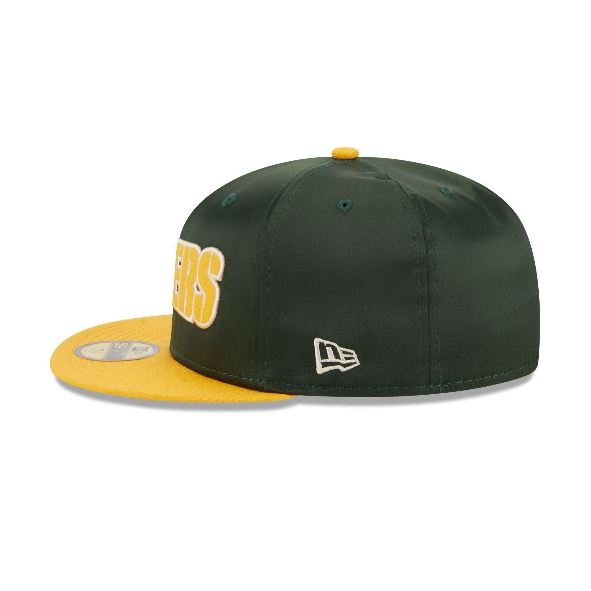 Green Bay Packers Satin 59FIFTY Fitted Hat Male Product Image