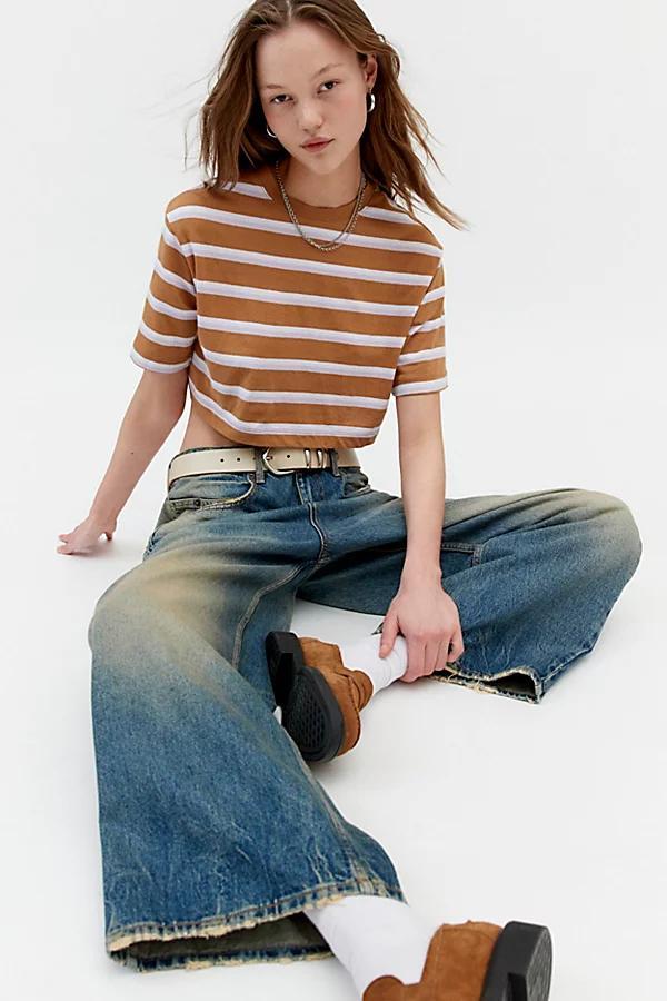 BDG Boyfriend Cropped Boxy Tee Womens at Urban Outfitters Product Image