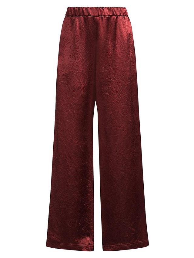 Womens Satin Pull-On Pants Product Image