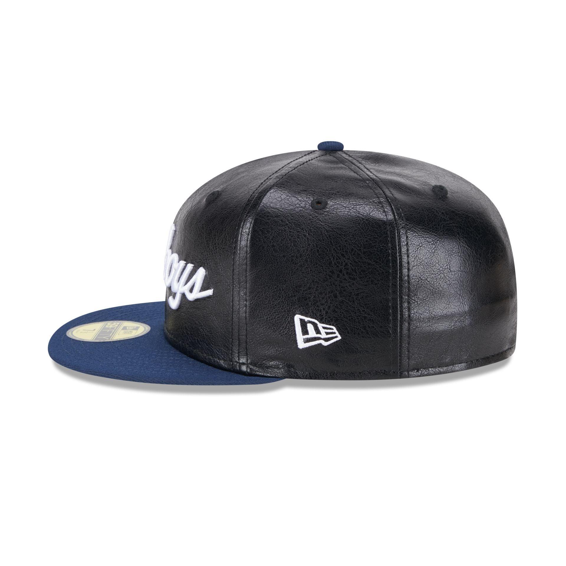 Dallas Cowboys Faux Leather Crown 59FIFTY Fitted Hat Male Product Image