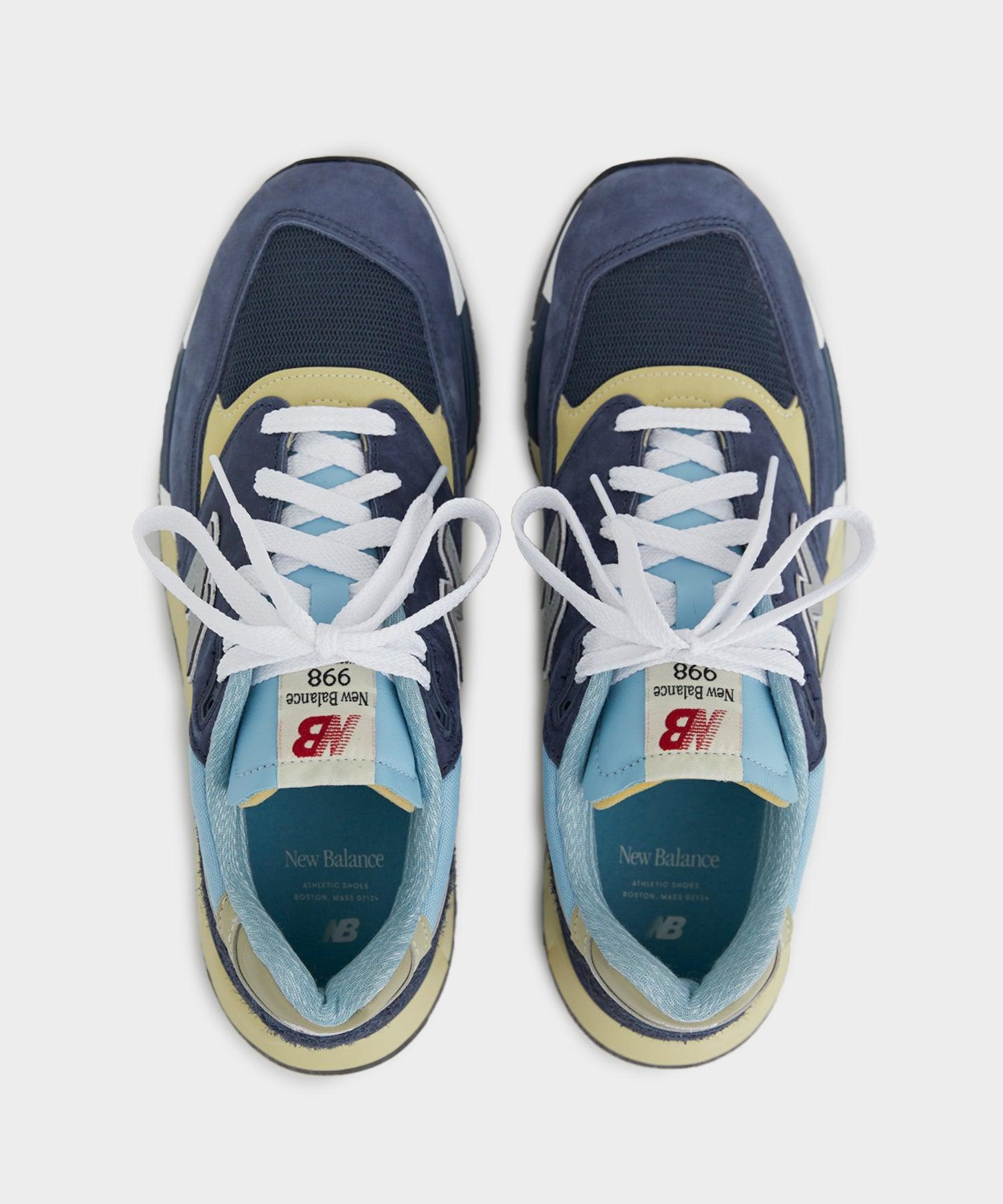 New Balance Made in USA 998 in Navy + Chrome Blue Product Image