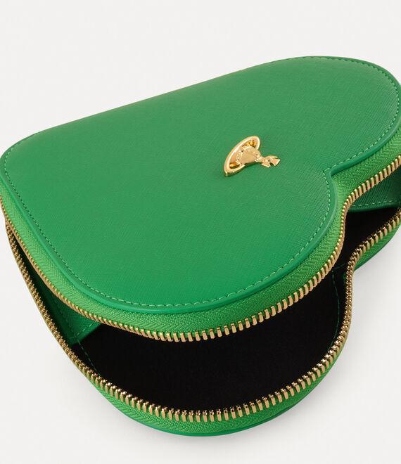 Saffiano biogreen heart crossbody Product Image