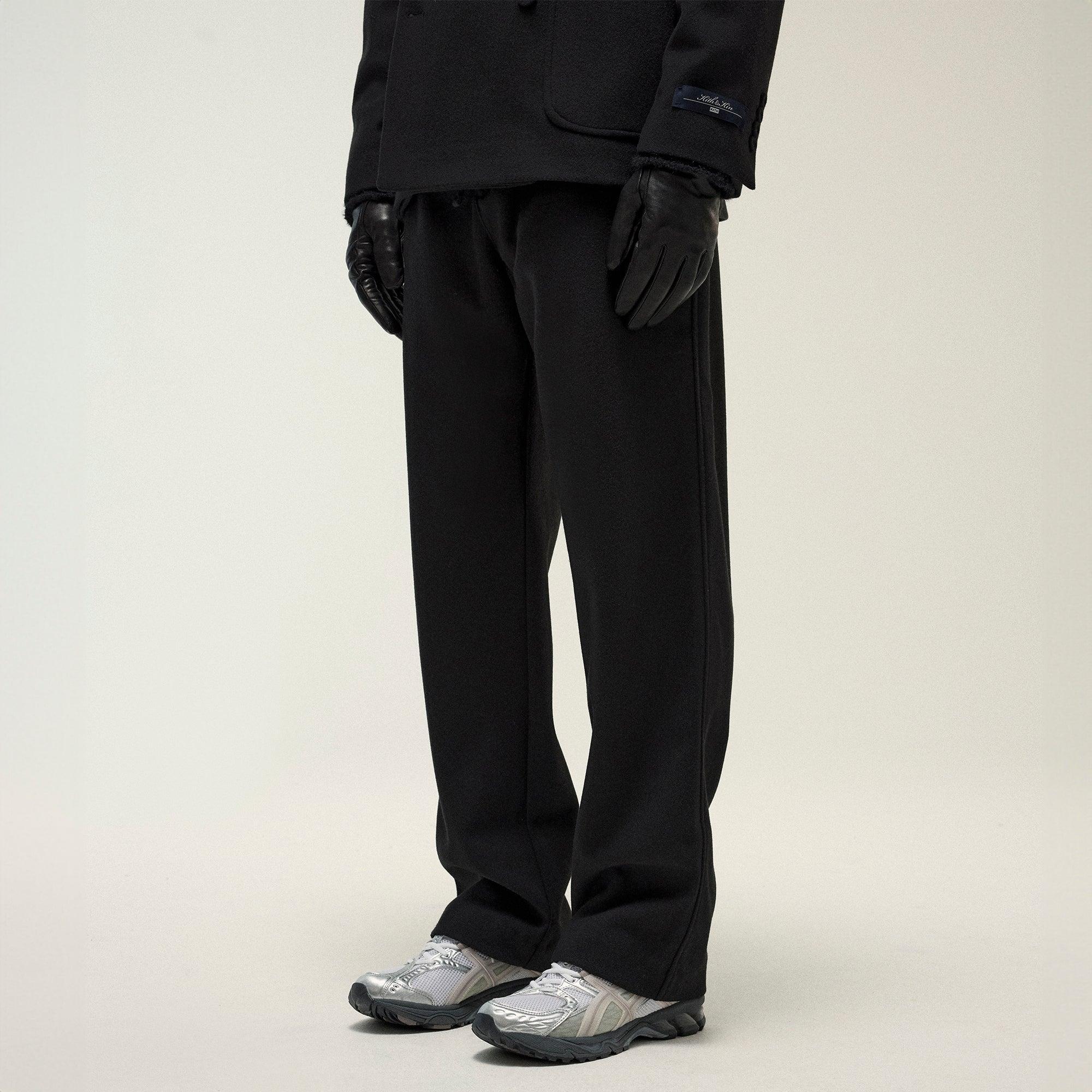 Kith Felted Jersey Bentley Pant - Black Male Product Image