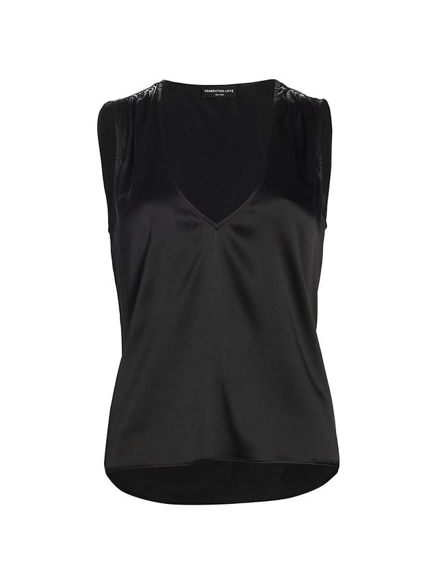 Womens Dalia Silk-Blend Tank Product Image