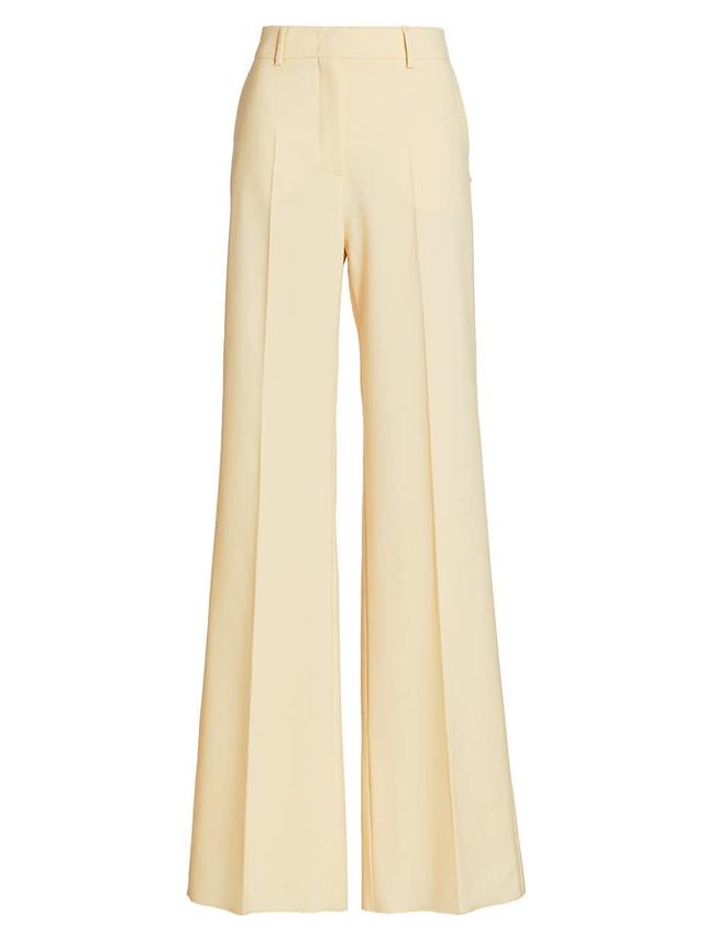 Womens Oxalis Wide-Leg Wool Trousers Product Image