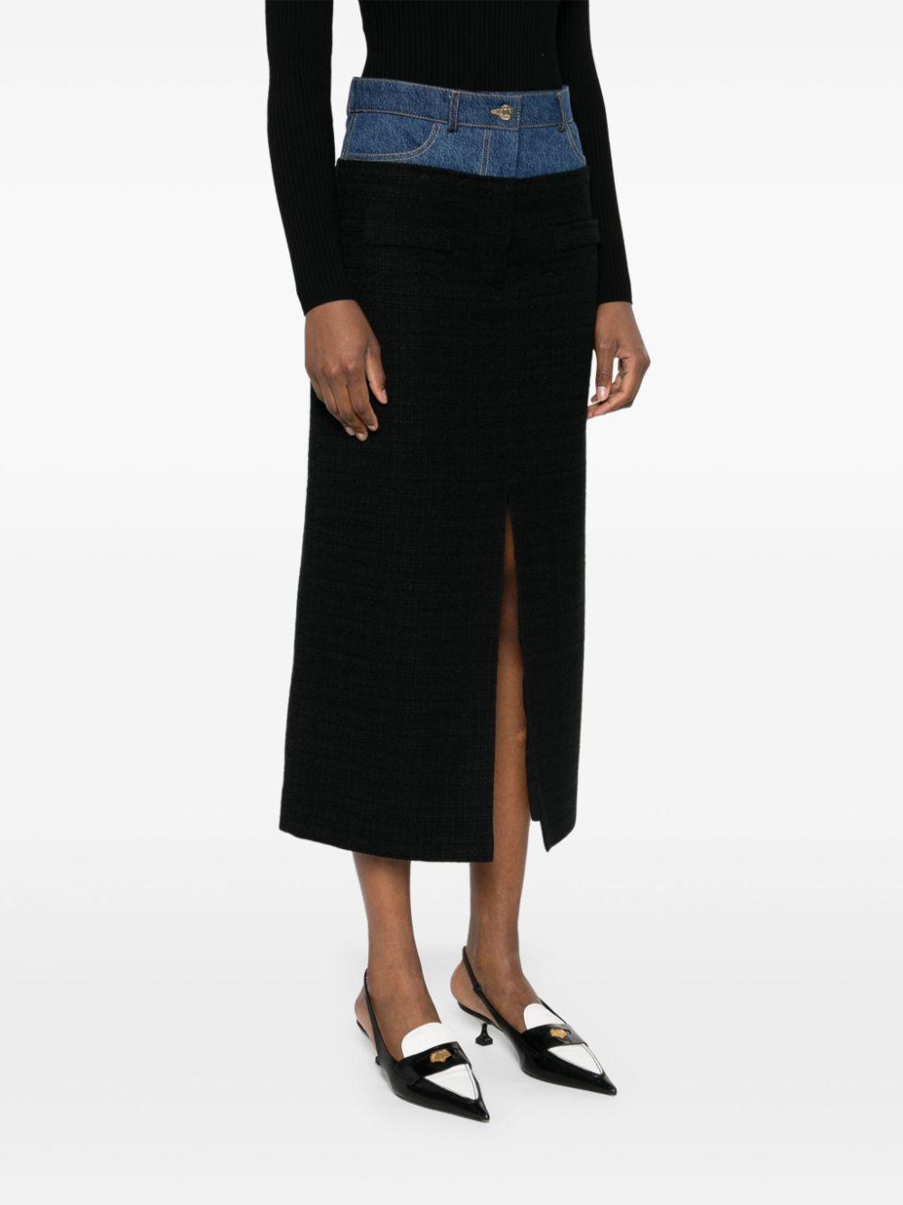 panelled midi skirt Product Image