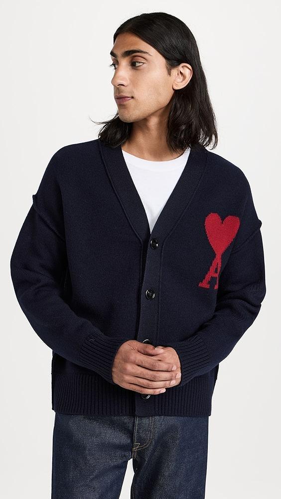 AMI Red ADC Cardigan | Shopbop Product Image