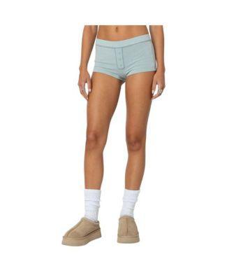 Edikted Womens Maelle Pointelle Micro Shorts Product Image