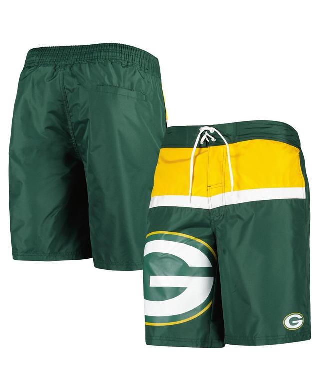 Mens G-iii Sports by Carl Banks Green Green Bay Packers Sea Wind Swim Trunks Product Image