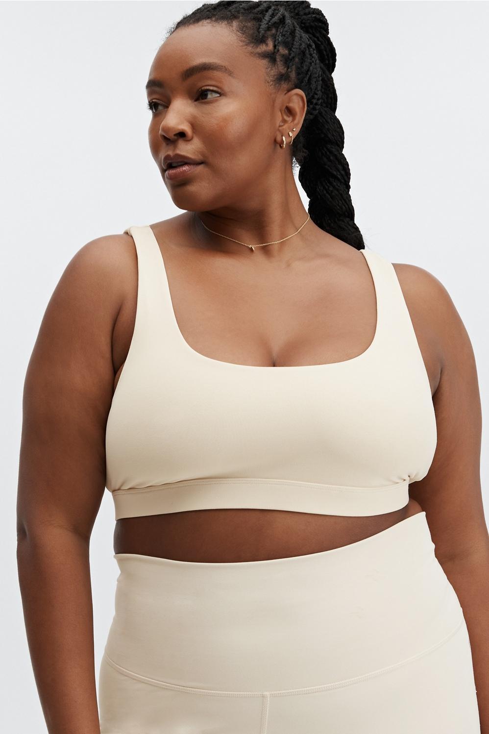 Fabletics Lola Low Impact Sports Bra Womens white plus Size 3X Product Image