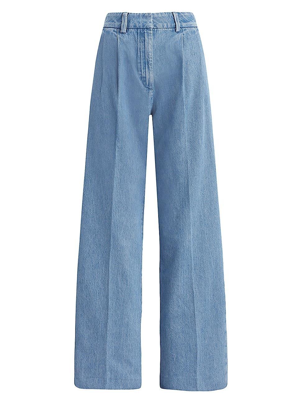 Womens The Fiona Wide-Leg Jeans Product Image