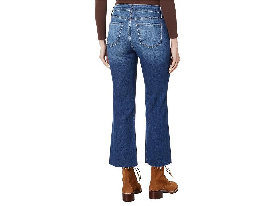 KUT from the Kloth Petite Kelsey High-Rise Fab AB Ankle Flare in Royal (Royal) Women's Jeans Product Image