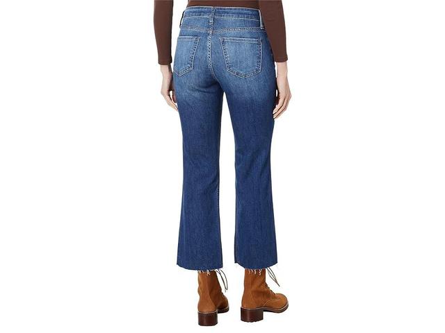 KUT from the Kloth Kelsey Fab Ab Raw Hem High Waist Ankle Flare Jeans Product Image