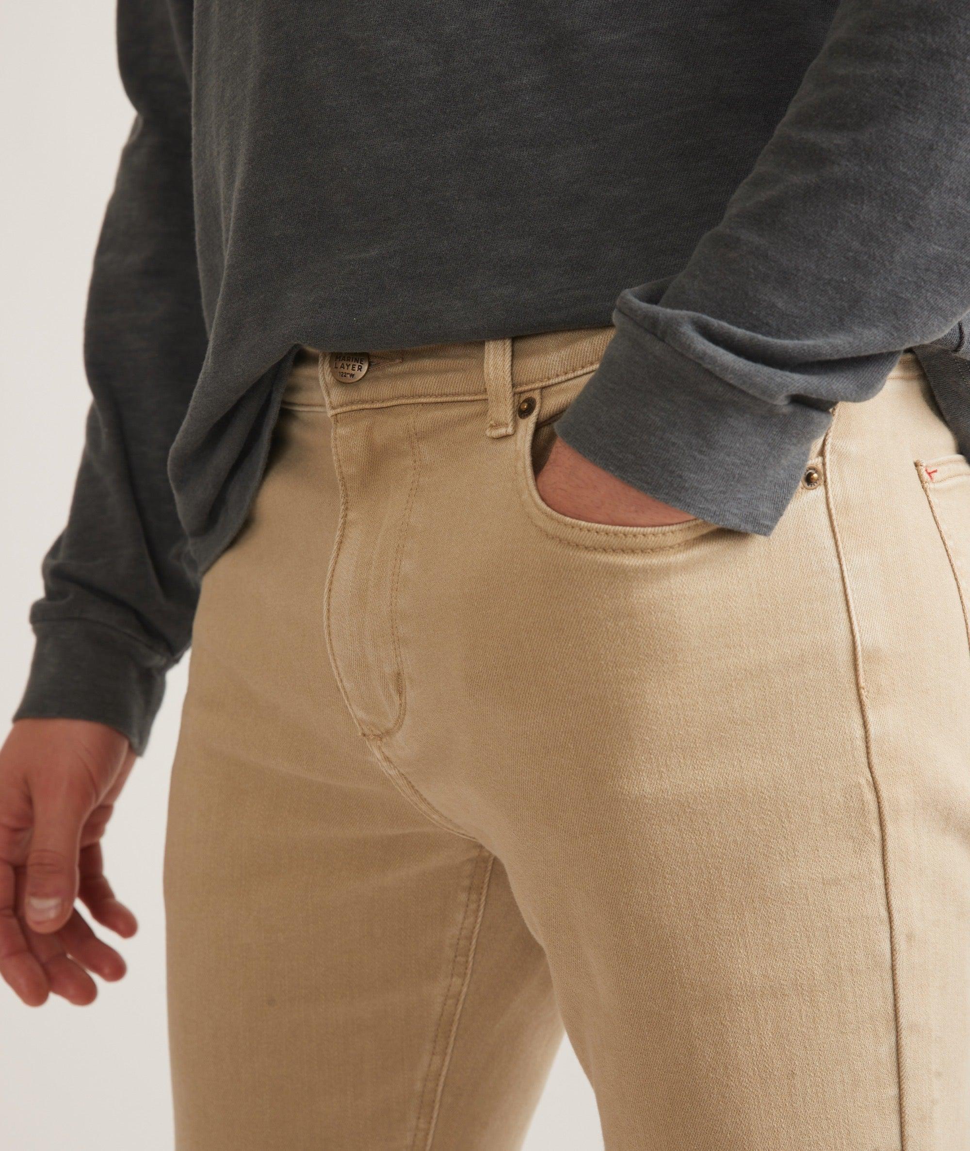 5 Pocket Slim Straight Twill Pant Product Image