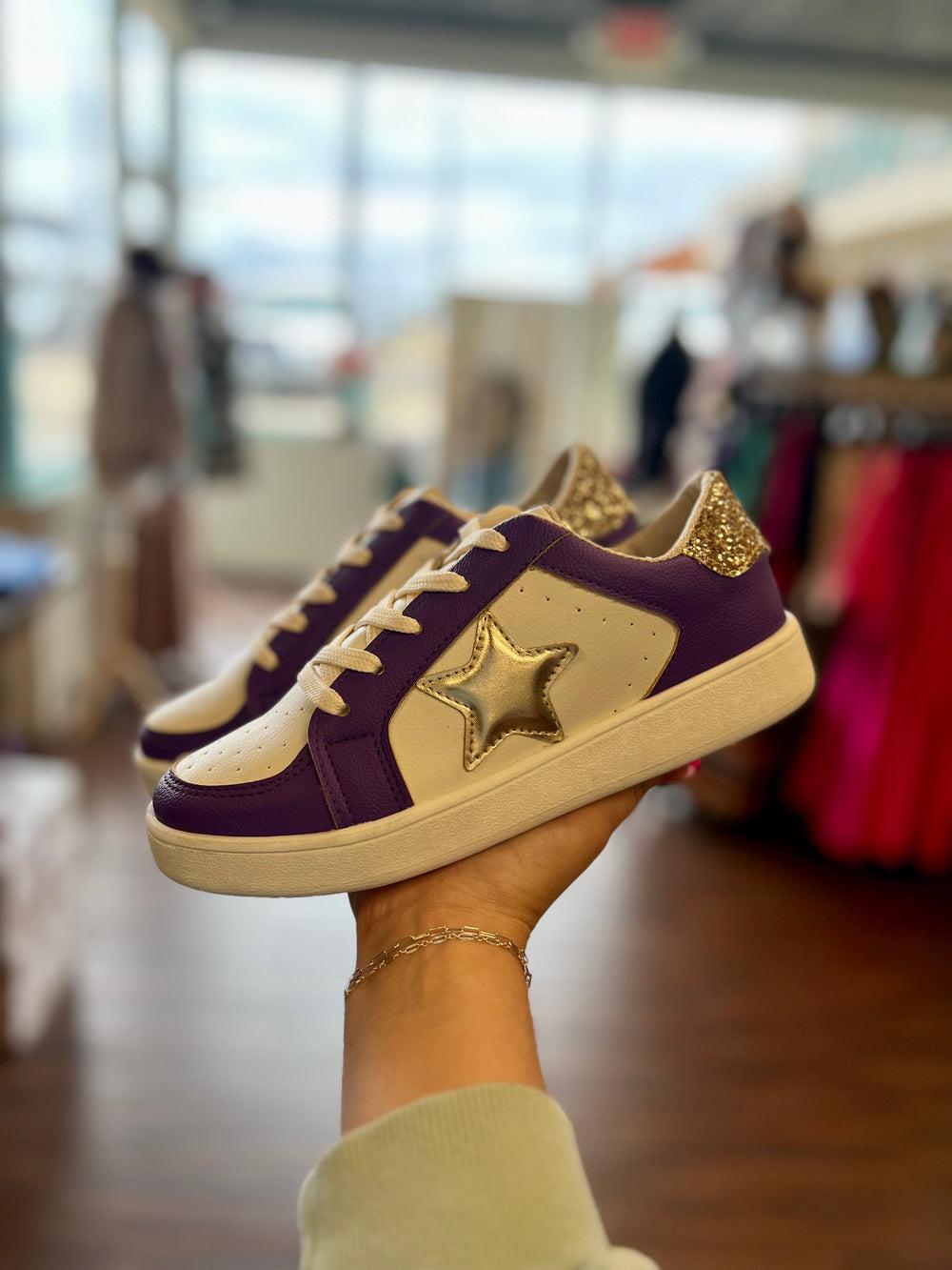 Miel Purple Gameday Sneakers Product Image