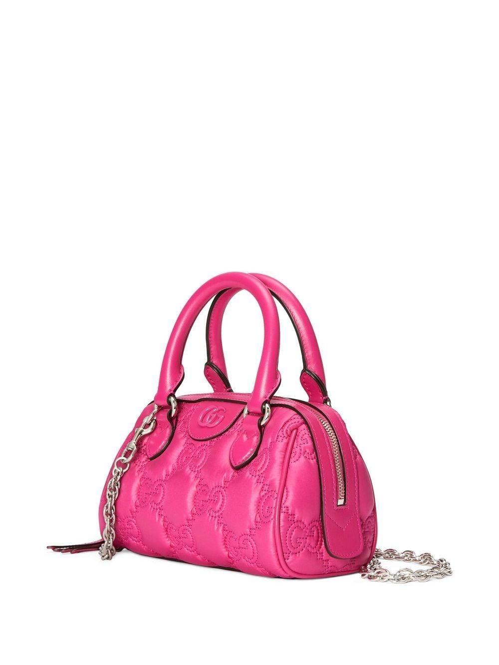 Gg Matelassé Quilted Tote Bag In Rosa Product Image