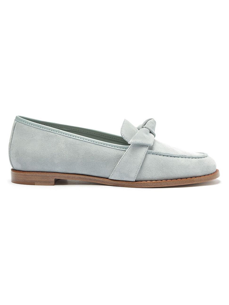 Womens Clarita Suede Penny Loafers Product Image