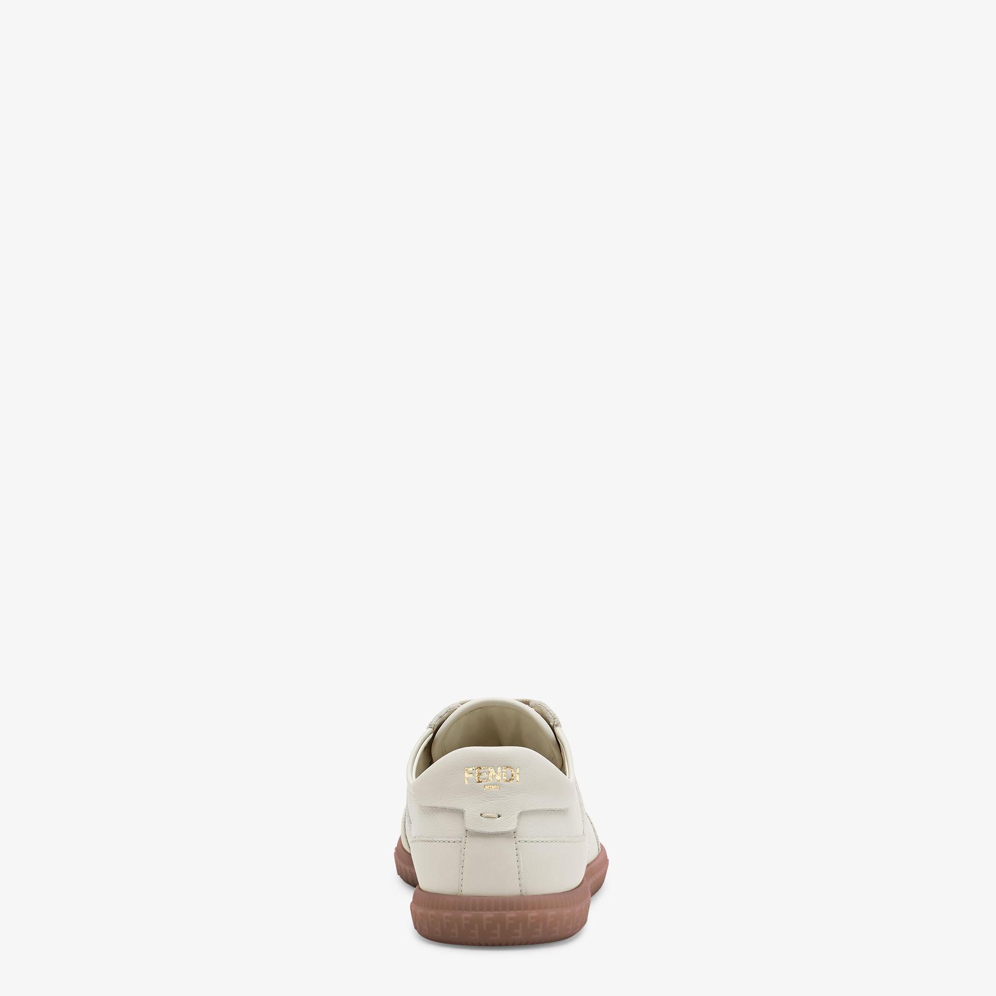 Fendi FlairWhite leather low-tops Product Image