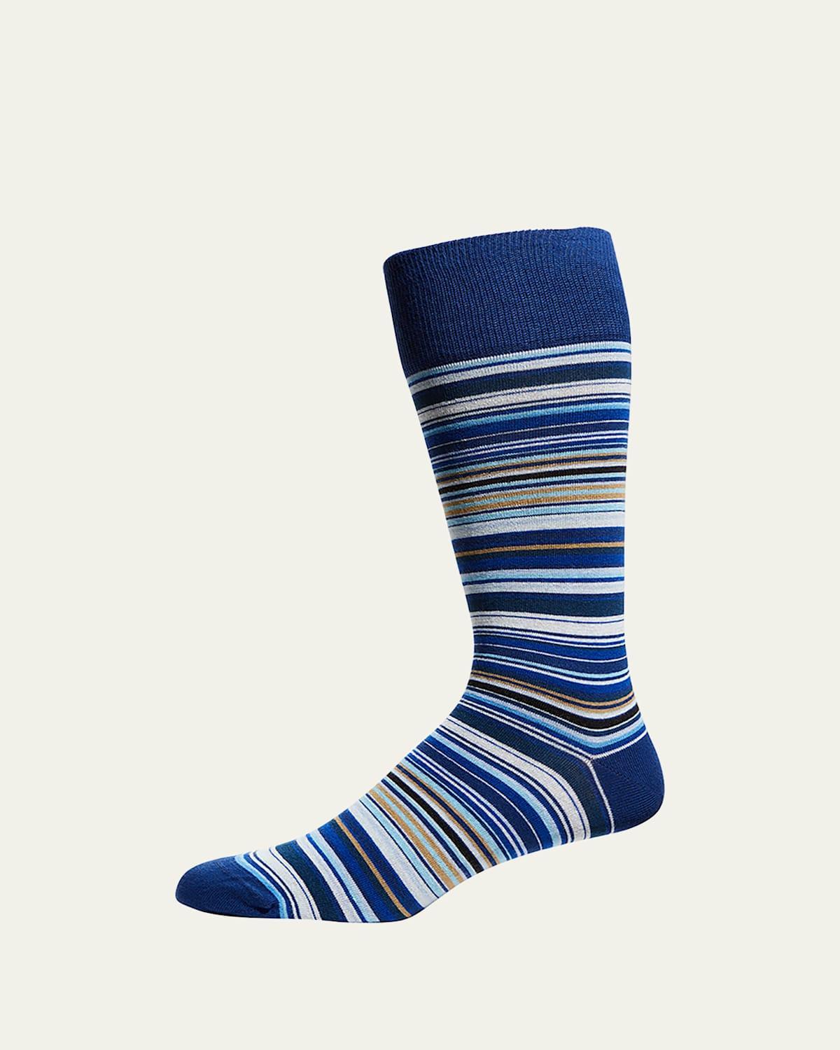 Mens Multi-Stripe Socks Product Image