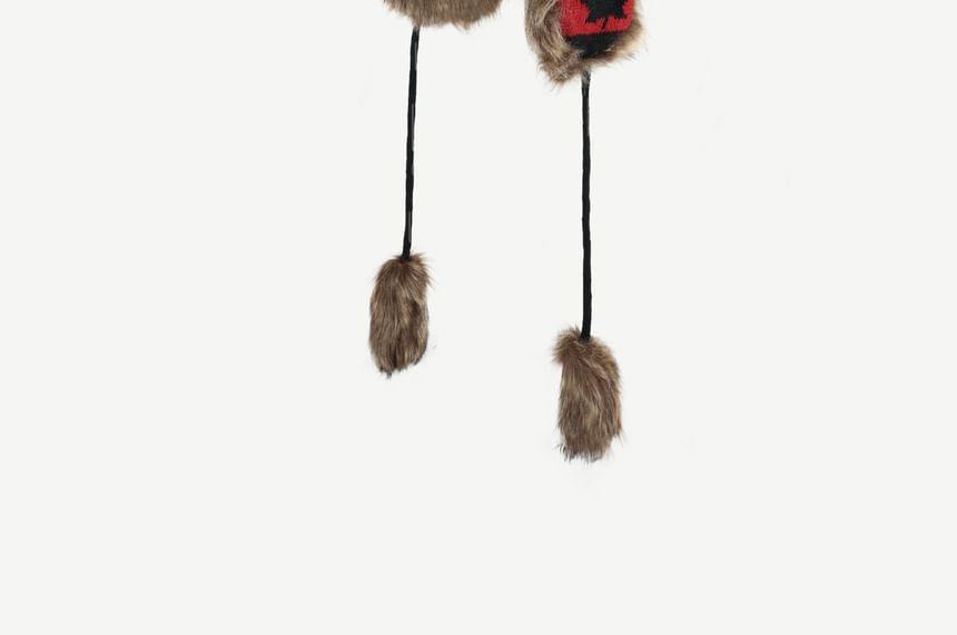 Pom Pom Fleece Trapper Hat Product Image